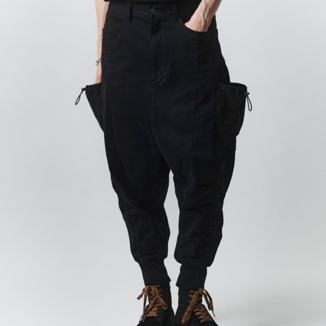 【美品】glamb グラム サルエル パンツ L（ラージ） カーゴパンツ