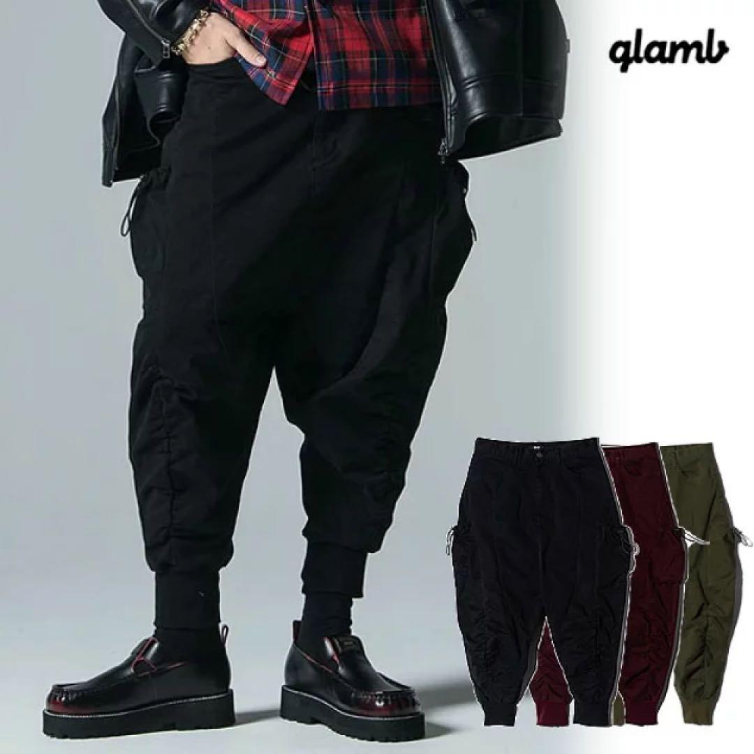 【美品】glamb グラム サルエル パンツ L（ラージ） カーゴパンツ