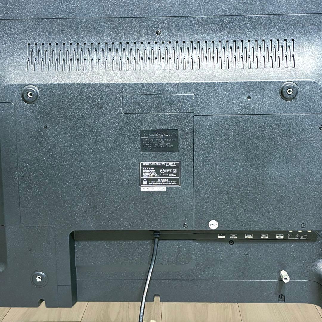 【美品】TEES 50V型 液晶テレビ フルハイビジョン Wチューナー 18年製