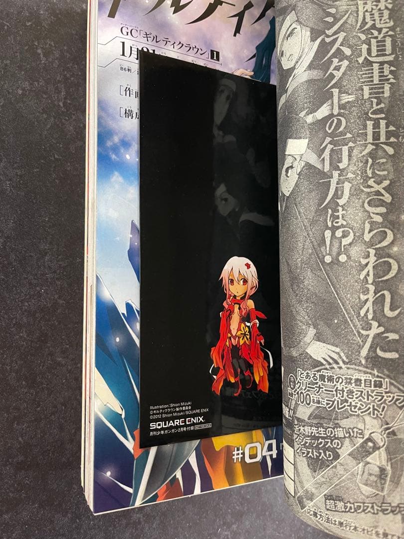 ●月刊少年ガンガン 2012年 2月号 ●特製着せ替えブックカバー2種 完備