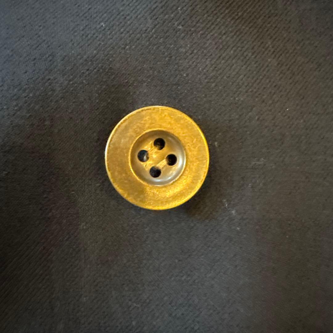 美品　ANIECA　アニーカ　テーラードジャケット　ダブル　ブロンズボタン　濃紺