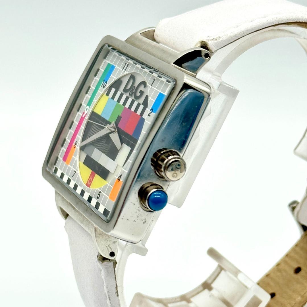 稼働品 D&G ドルチェ&ガッバーナ 腕時計 MEDICINEMAN スクエア