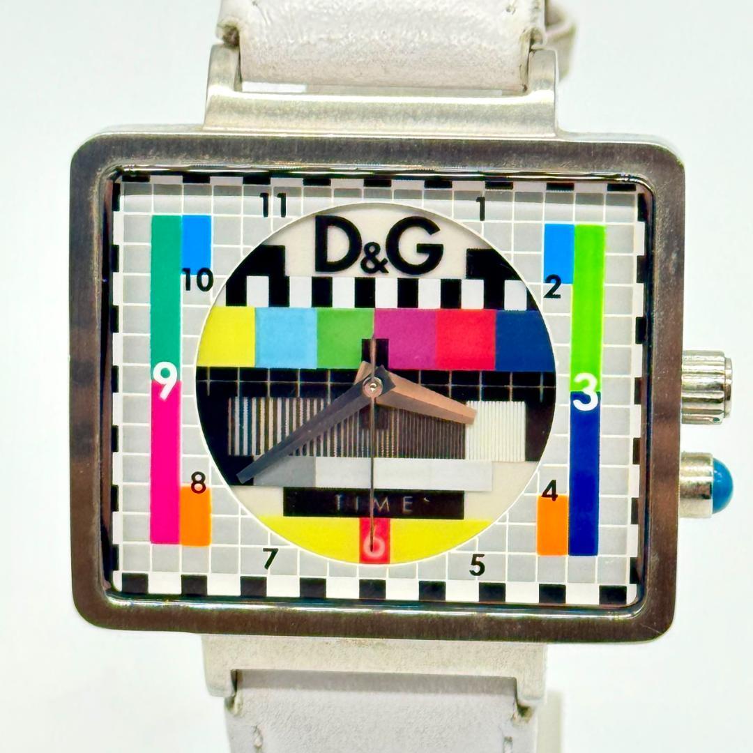 稼働品 D&G ドルチェ&ガッバーナ 腕時計 MEDICINEMAN スクエア