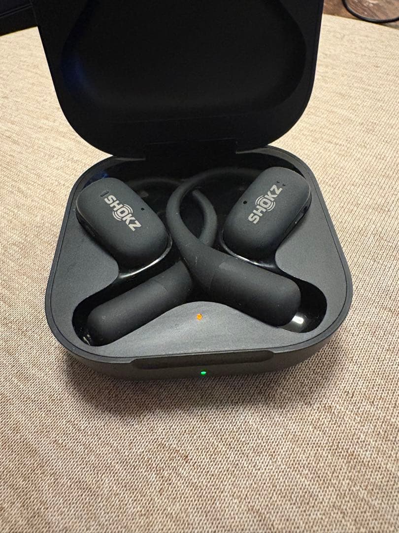 【アルコール消毒済】SHOKZ OPENFIT ブラック shockz