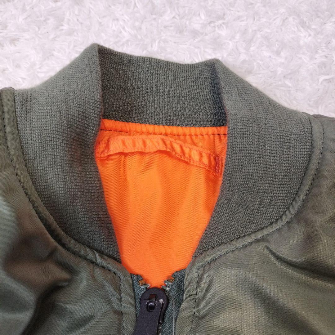 【希少】90s ALPHA USA製 黒タグ MA-1 フライトジャケット 新品