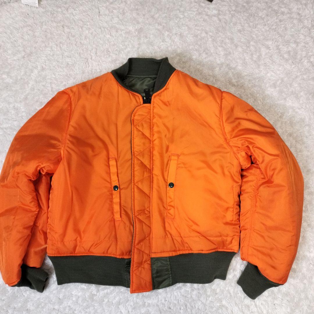 【希少】90s ALPHA USA製 黒タグ MA-1 フライトジャケット 新品