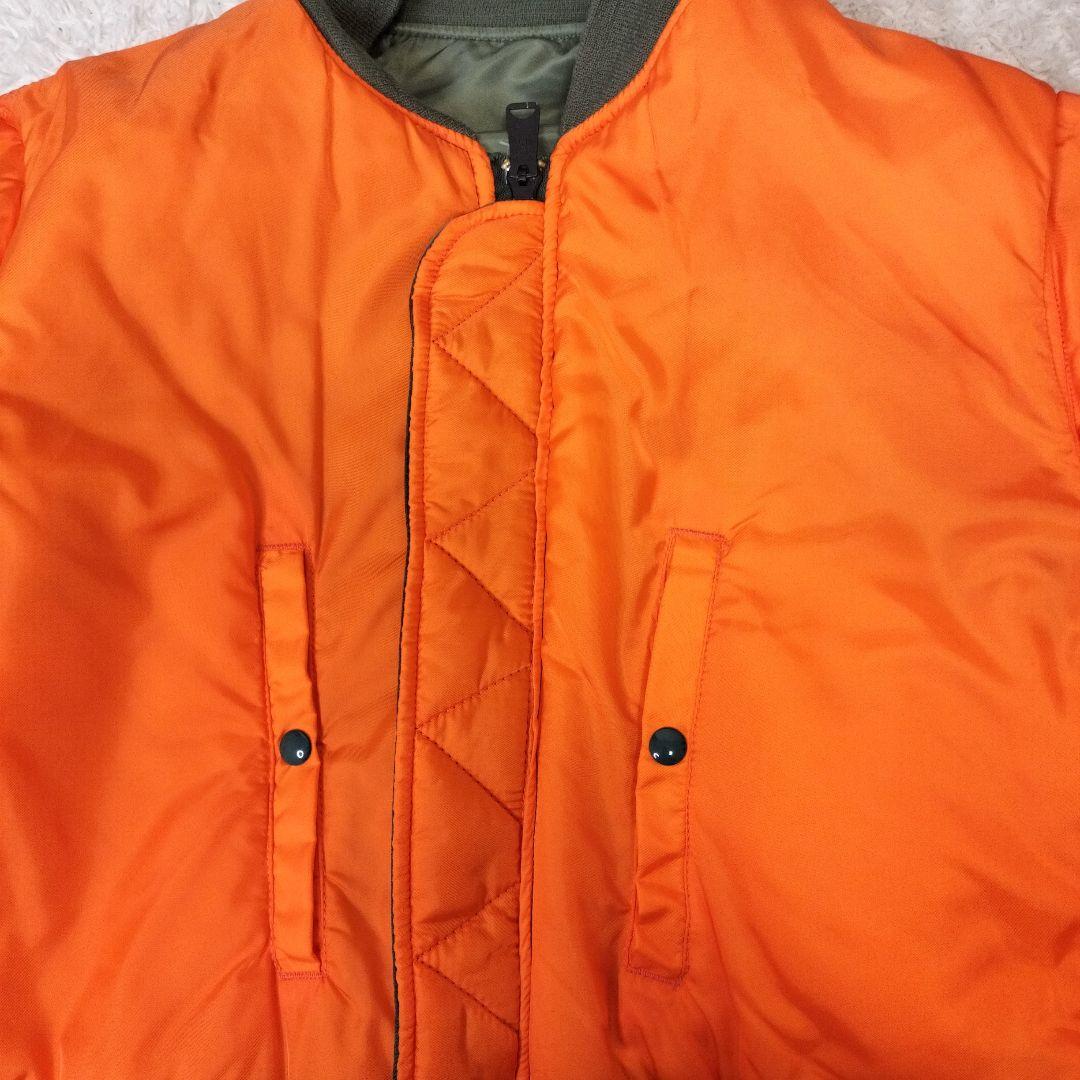 【希少】90s ALPHA USA製 黒タグ MA-1 フライトジャケット 新品