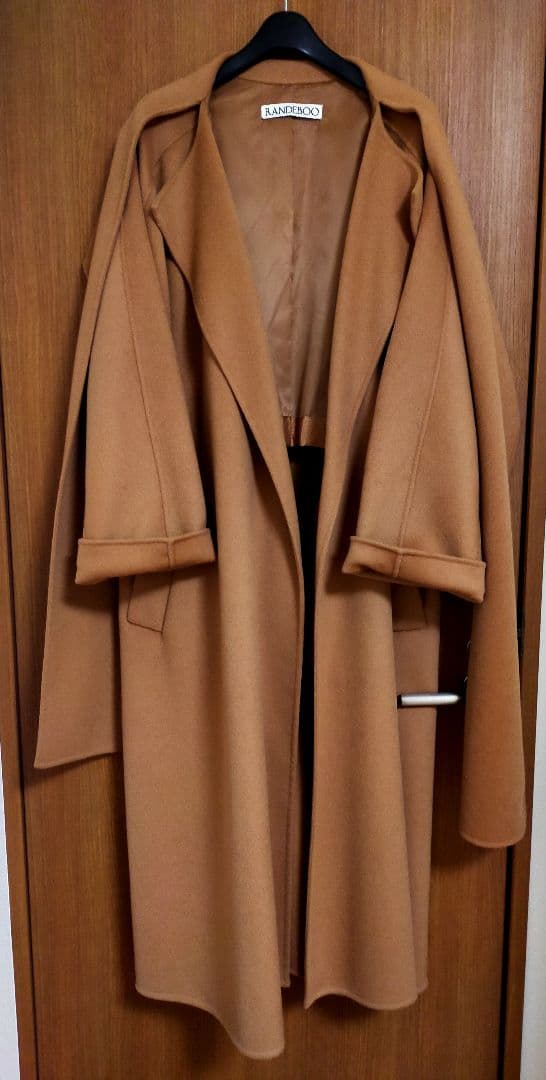 【再値下げ！】美品　randeboo マフラードッキングウールコート