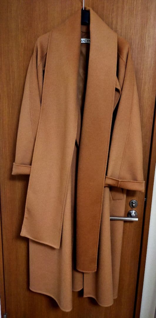 【再値下げ！】美品　randeboo マフラードッキングウールコート