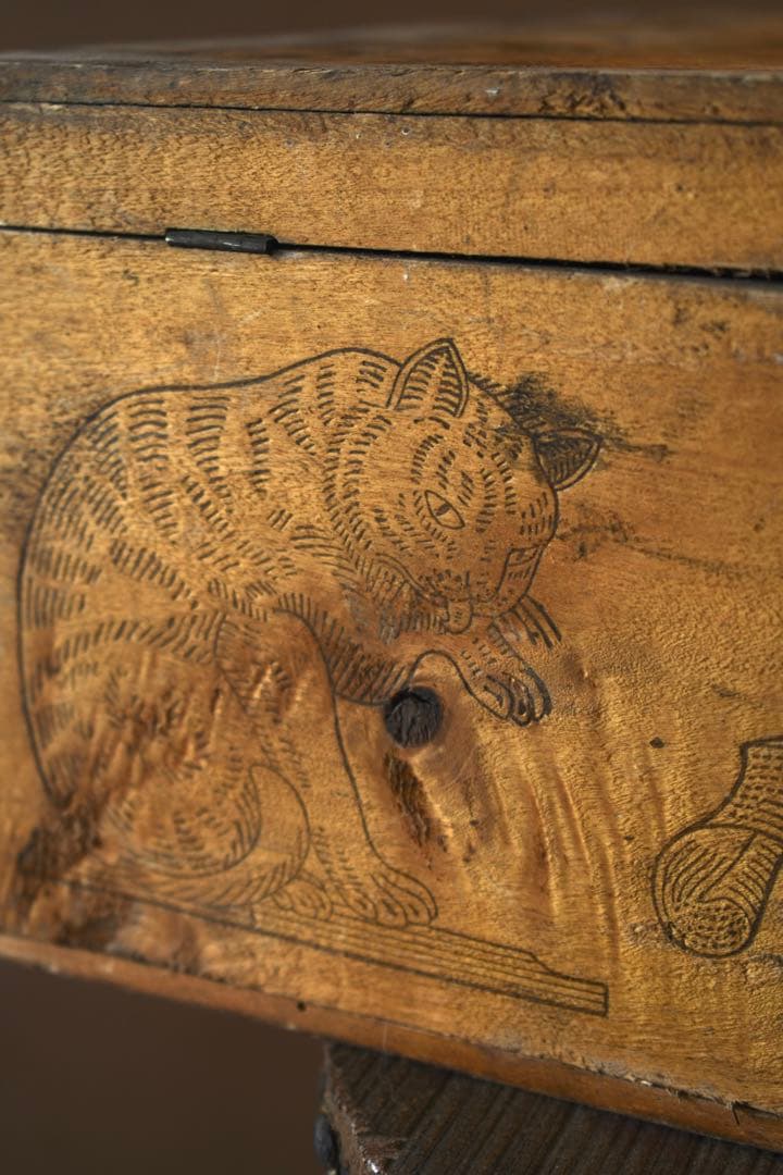 フランスヴィンテージ　木箱　古道具　ブロカント　アンティーク