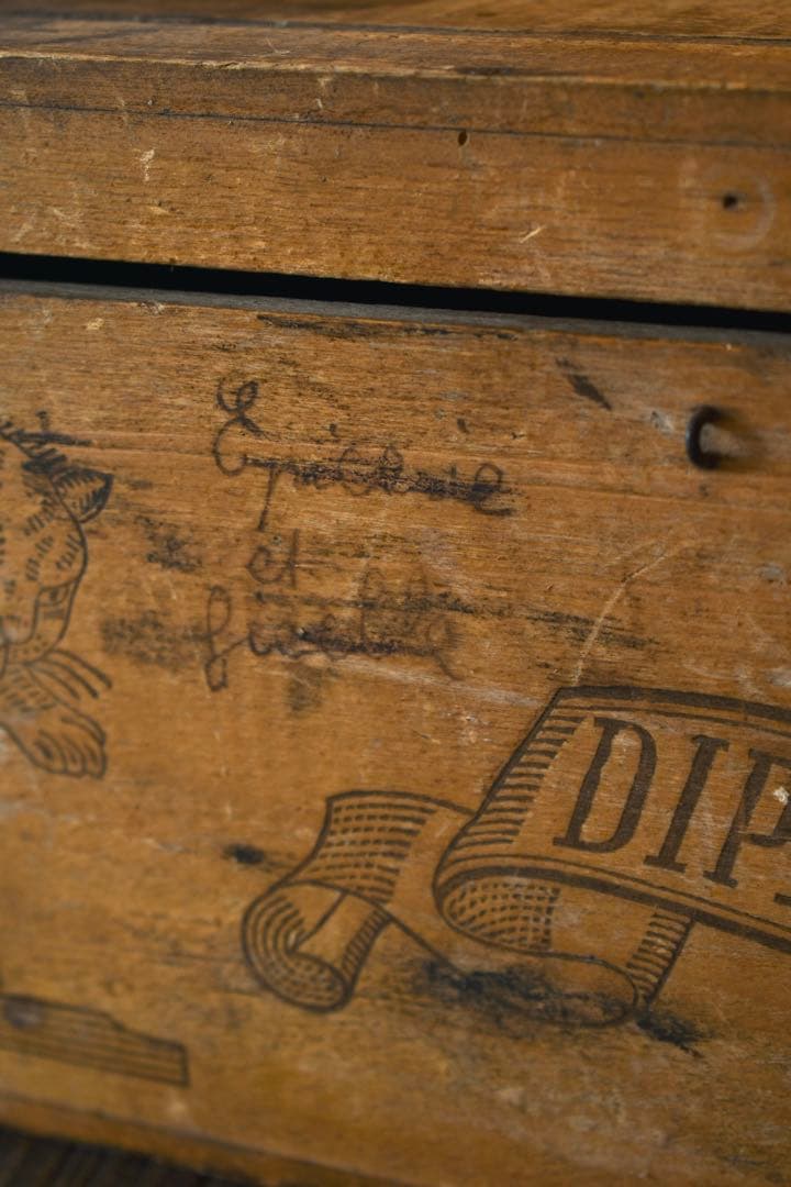 フランスヴィンテージ　木箱　古道具　ブロカント　アンティーク