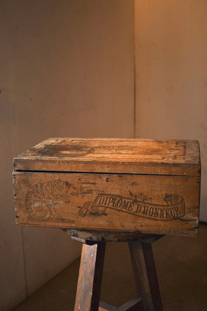 フランスヴィンテージ　木箱　古道具　ブロカント　アンティーク