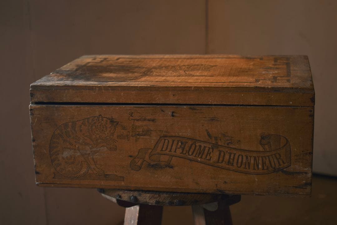 フランスヴィンテージ　木箱　古道具　ブロカント　アンティーク