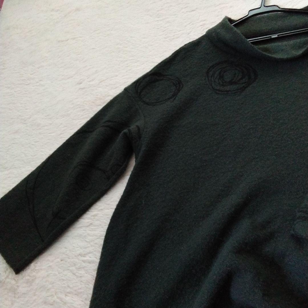 慈雨★ダークグリーン オーバーサイズチュニック