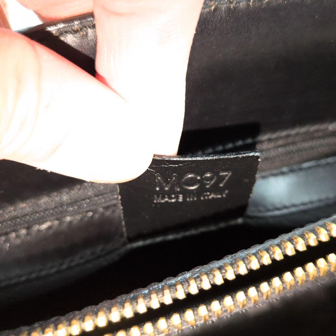 【美品】セリーヌ CELINE マカダム柄 トートバッグ 肩掛け PVC ロゴ