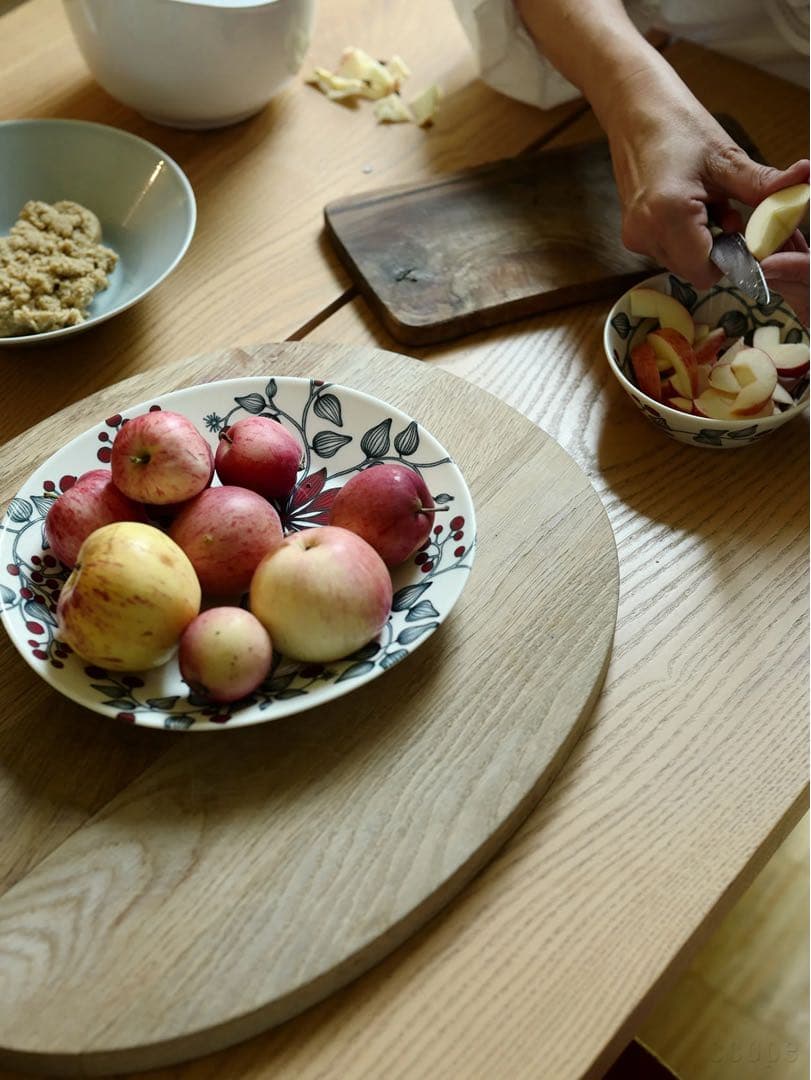 ARABIA runo フロストベリー オーバル 25cm 2枚セット