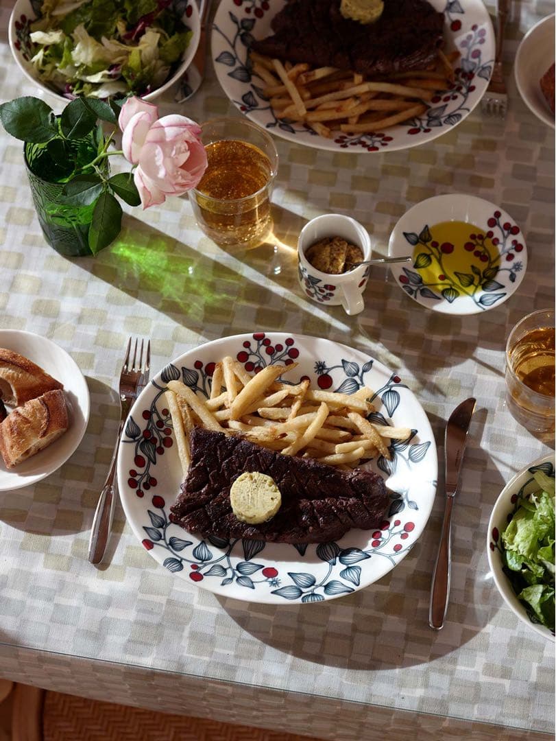 ARABIA runo フロストベリー オーバル 25cm 2枚セット