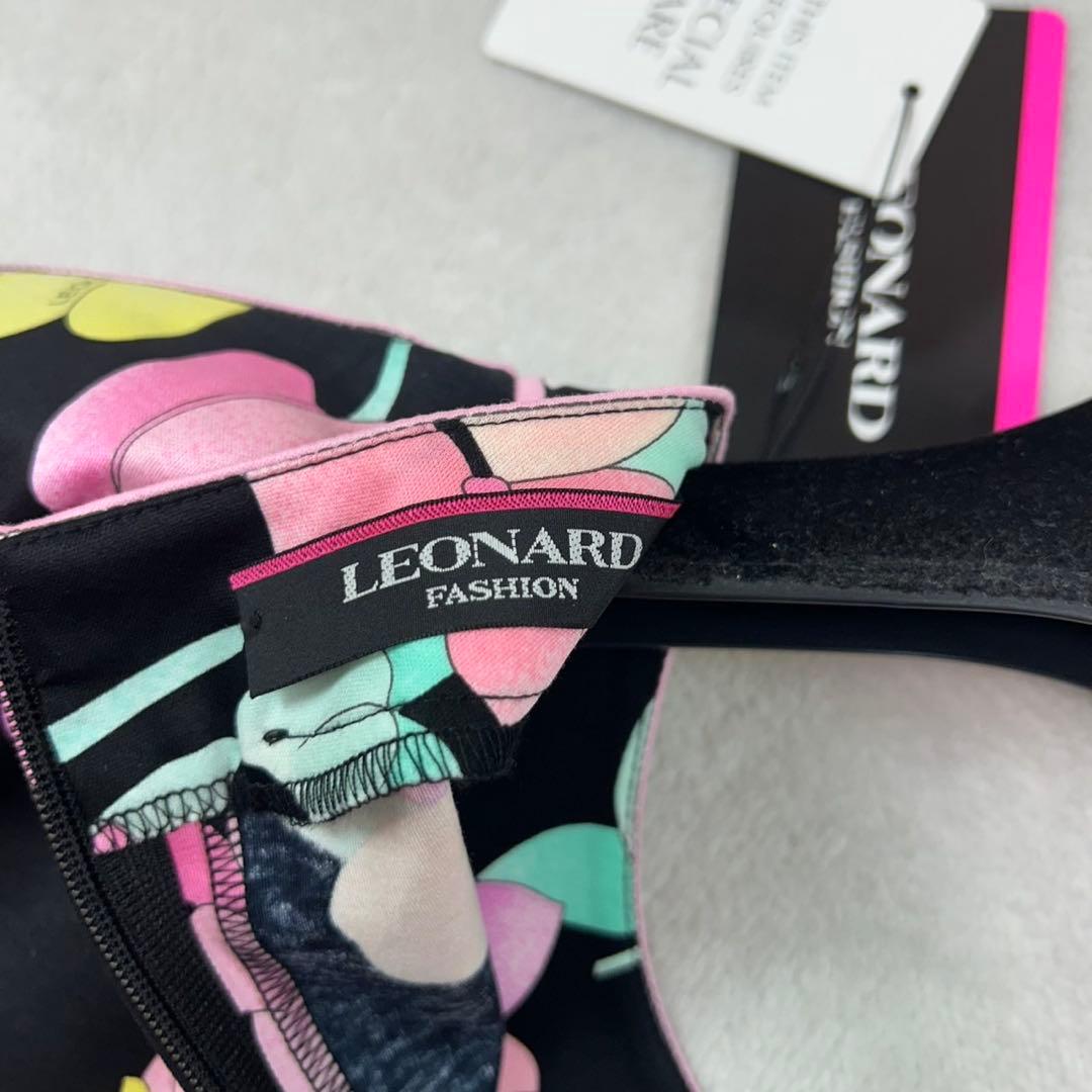 K396 新品未使用 L レオナール タグ付き 花柄 カットソー レディース