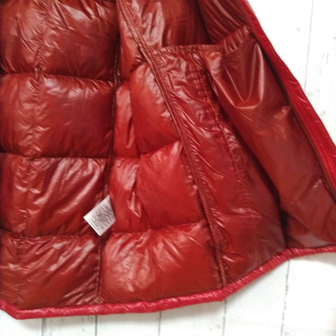 ほぼ新品　モンベル　スペリオダウンベスト　軽量　羽毛　800FP　赤　XL