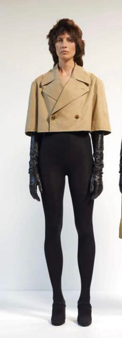 MM6 クロップドトレンチコート