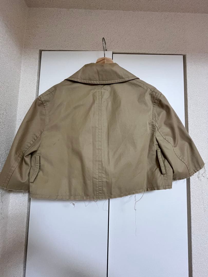 MM6 クロップドトレンチコート