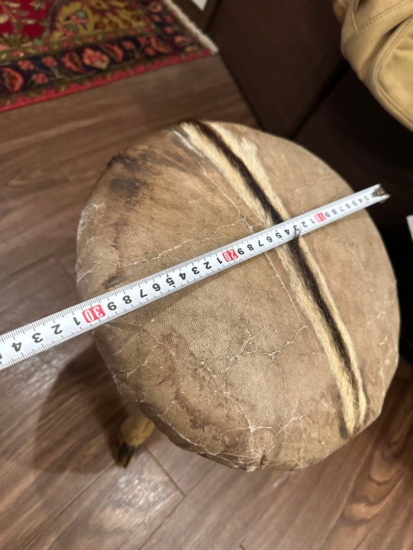 動物の足デザイン スツール　アンティーク剥製　ユニーク