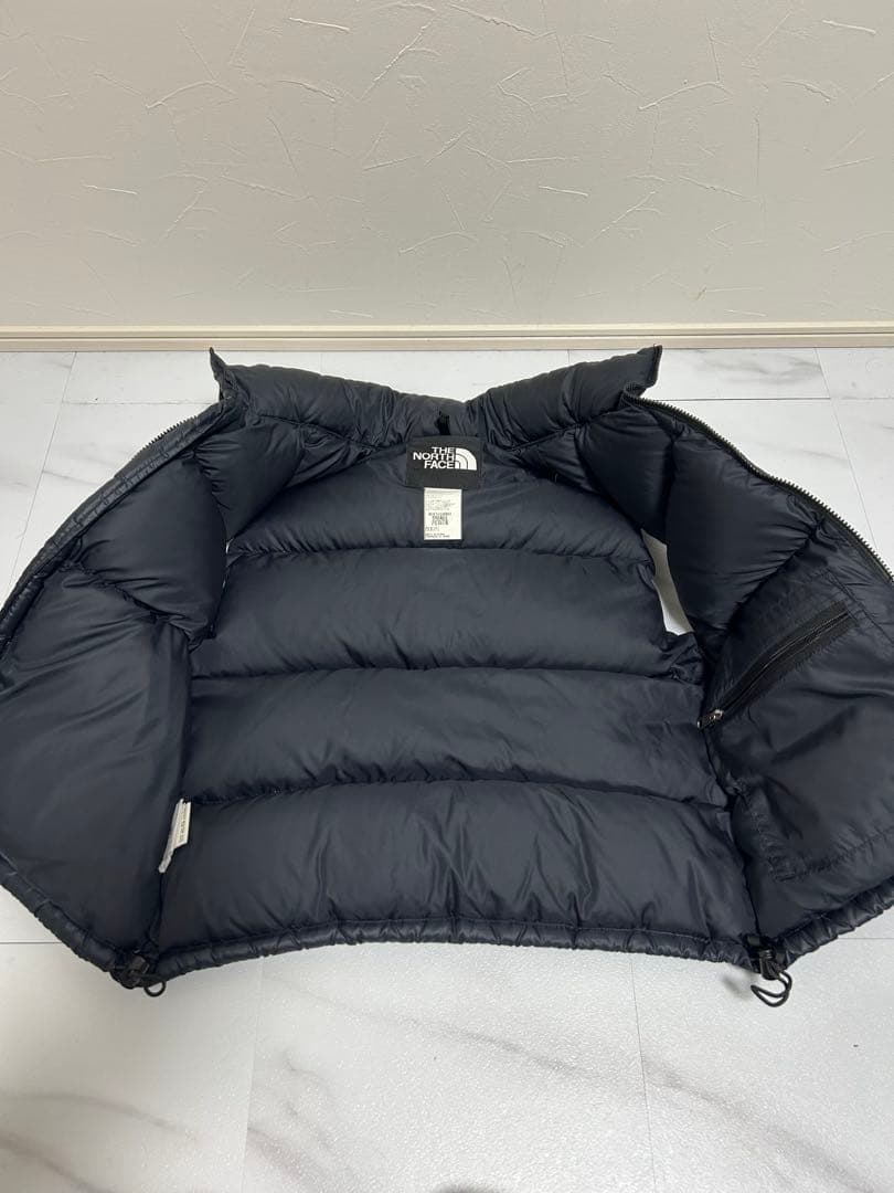 激美品❗️THE NORTH FACE ブラック ダウンベスト　ヌプシ