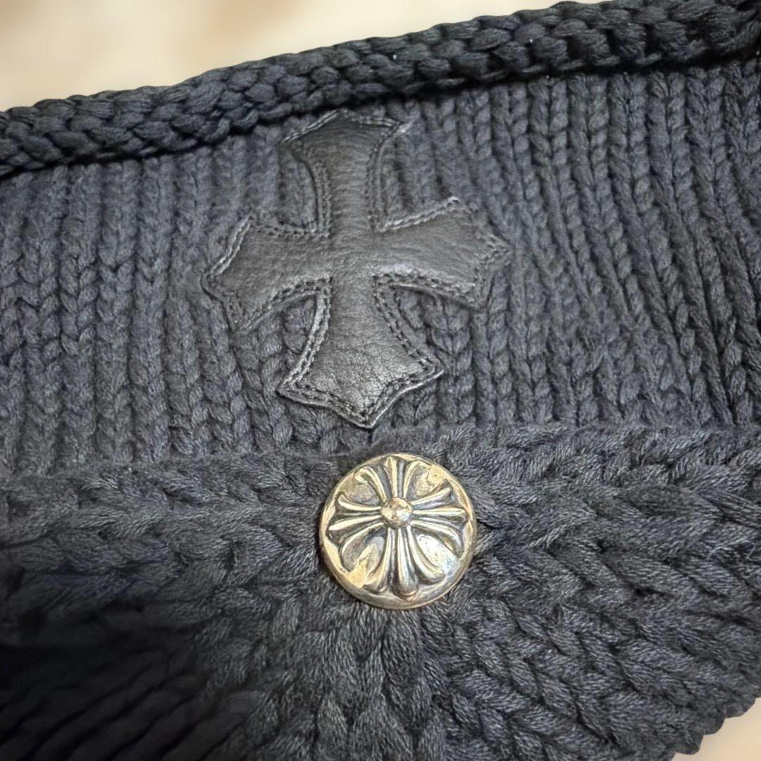 ミ*ラ様 CHROME HEARTS CEMETERY CROSS BEANIE