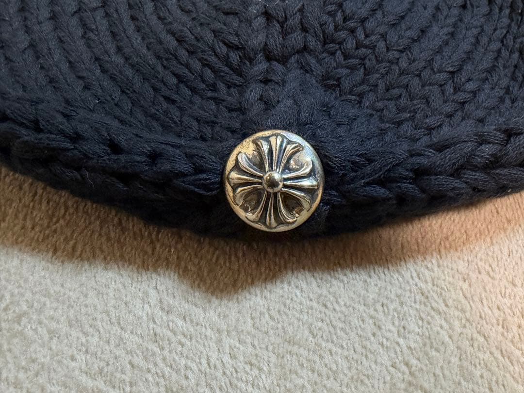 ミ*ラ様 CHROME HEARTS CEMETERY CROSS BEANIE