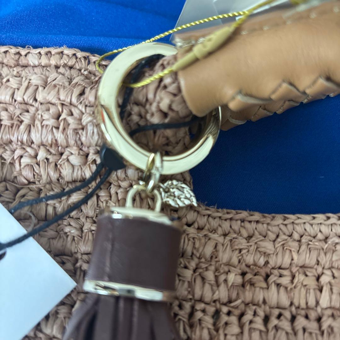 のんのん HELEN KAMINSKI ベージュ かごバッグ