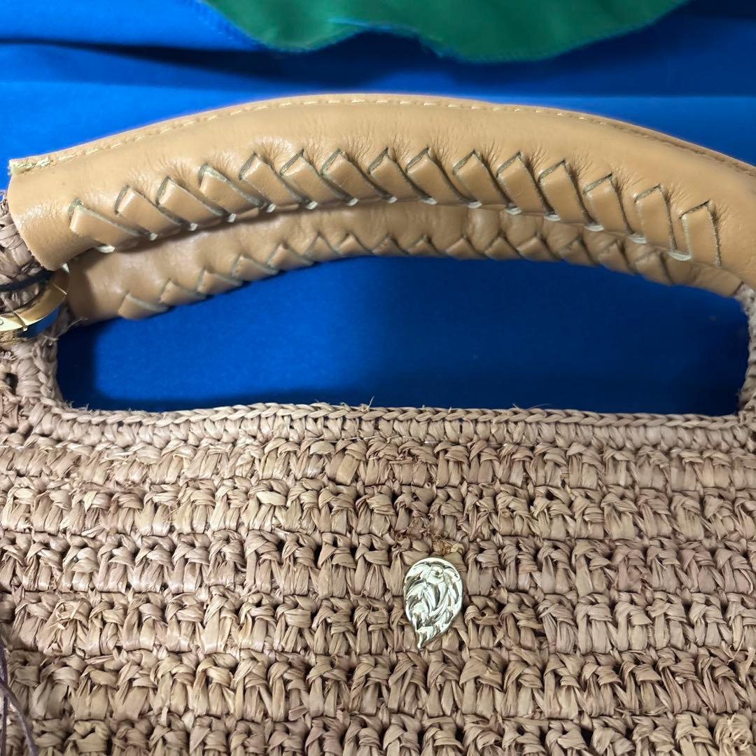 のんのん HELEN KAMINSKI ベージュ かごバッグ