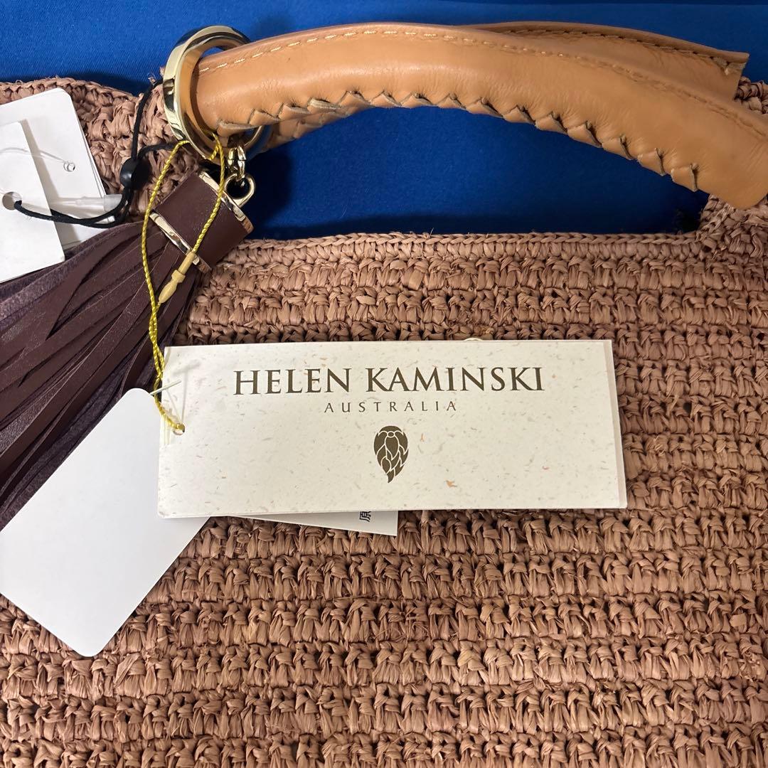 のんのん HELEN KAMINSKI ベージュ かごバッグ