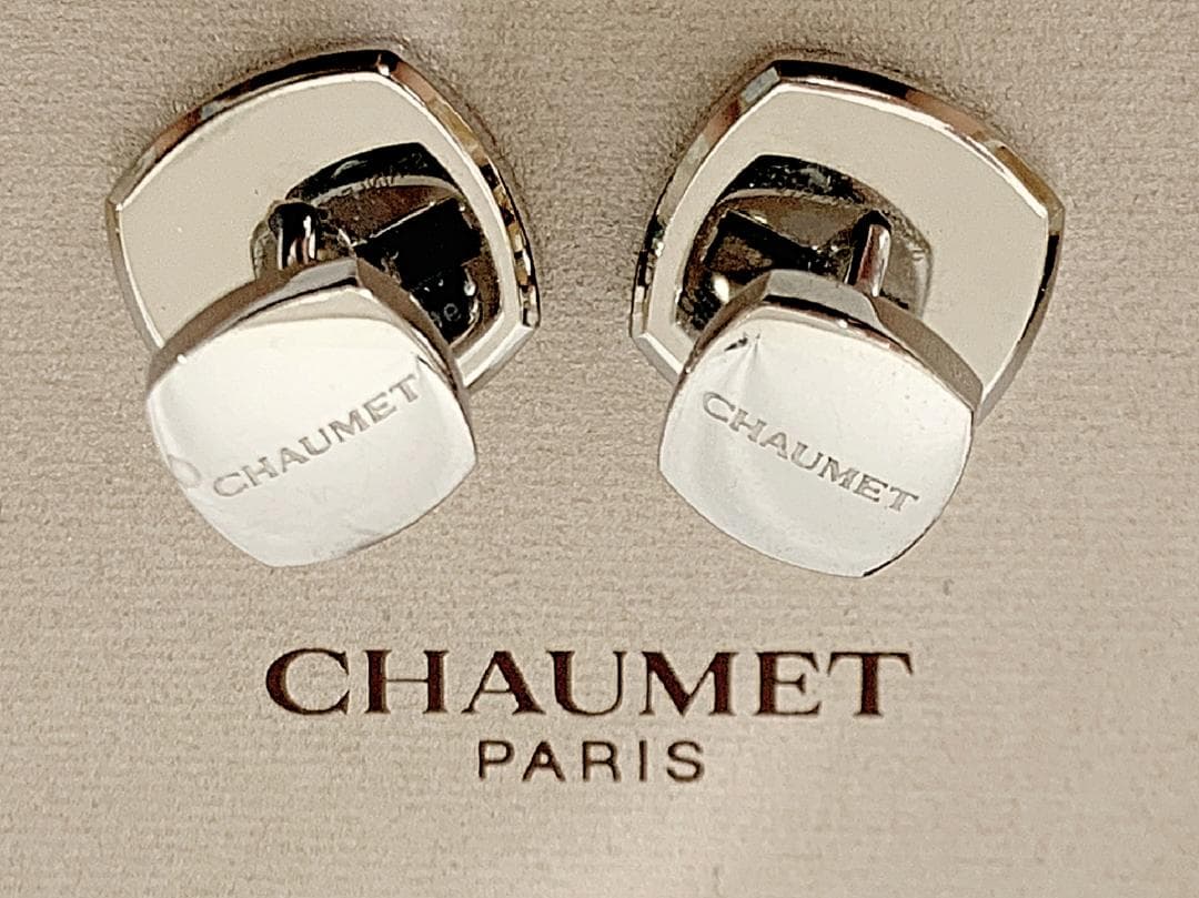 正規]ショーメCHAUMET カフリンクス カフスボタン ダンディシリーズ[美品