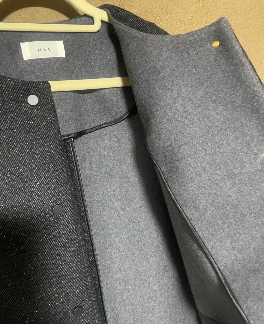 IENA イエナ　ノーカラーツイードジャケット コート　ベイクルーズ