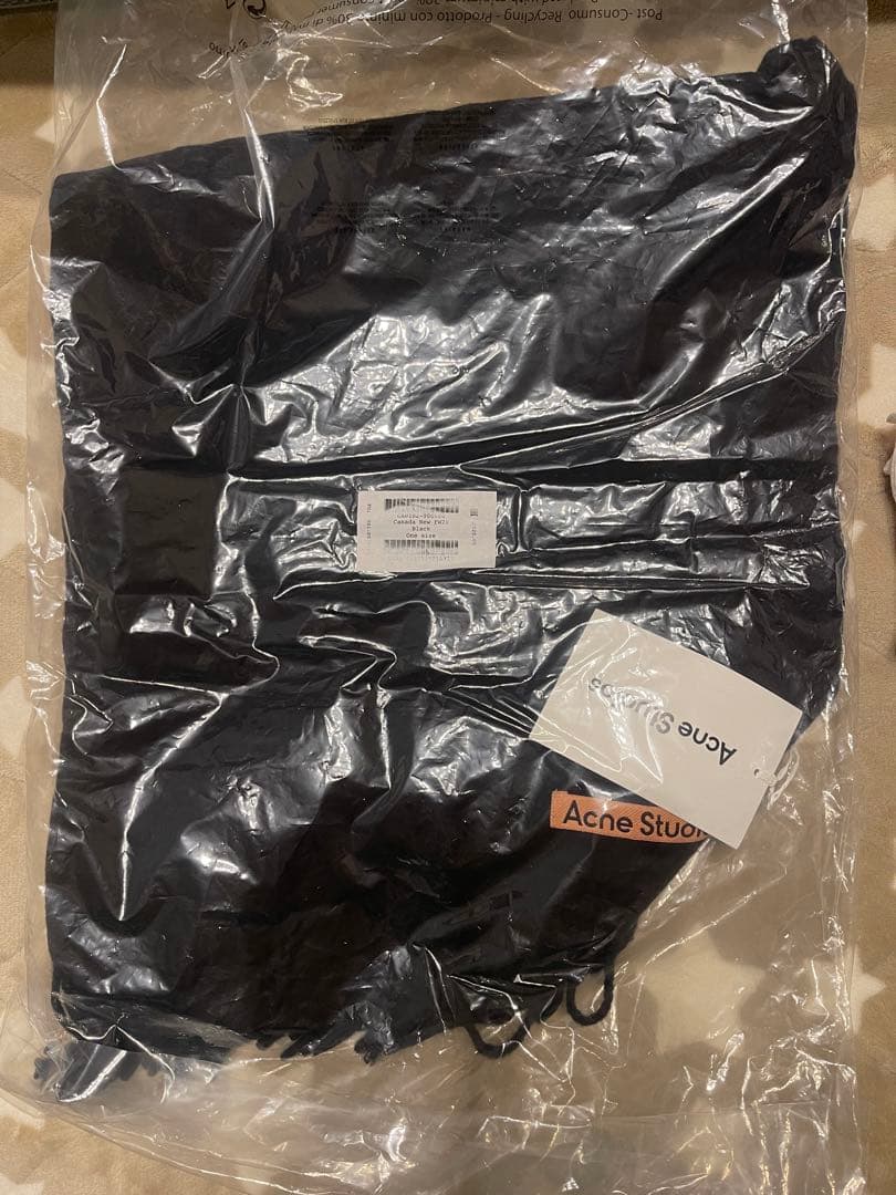 Acne Studios 2020FWフリンジウールマフラー