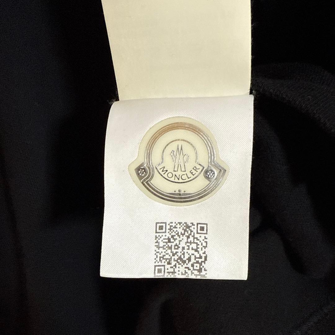 Moncler ブラック ポロシャツ XXL