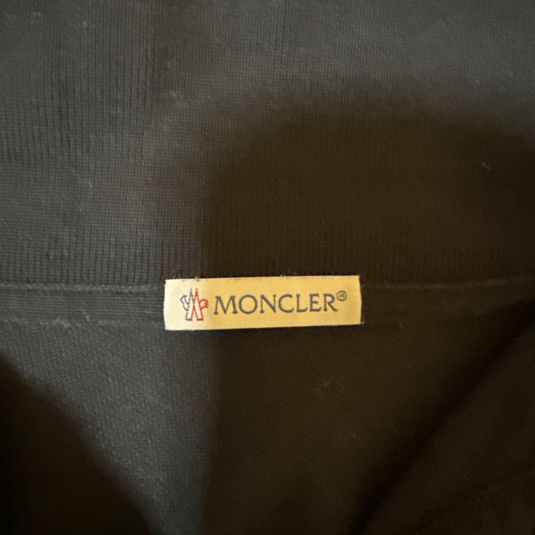 Moncler ブラック ポロシャツ XXL