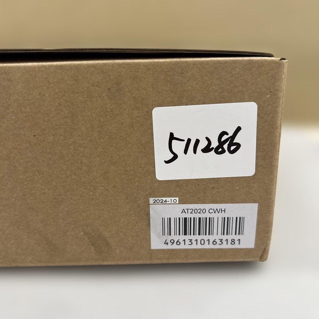 511286 新品　オーディオテクニカ AT2020 CWH コンデンサーマイク