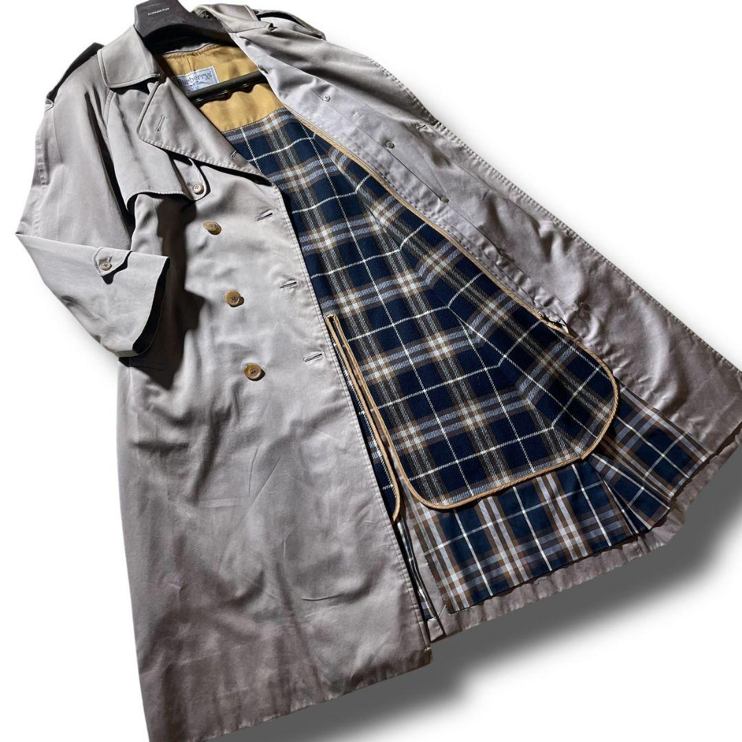 【希少品】バーバリー　トレンチコート　ライナー　ベルト　ノバチェック M相当