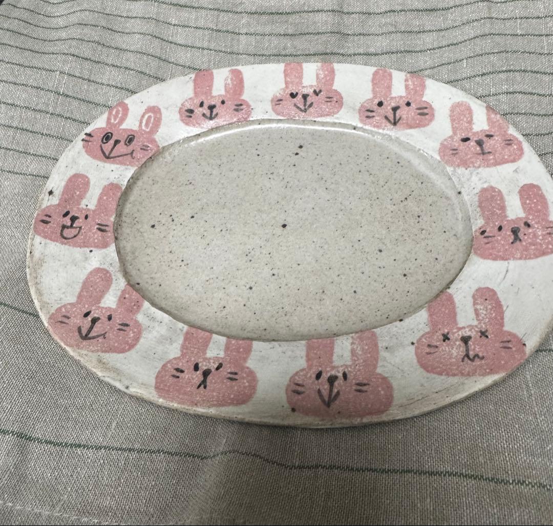 新品未使用 岡村友太郎 プレート平皿　食器　作家器　陶器