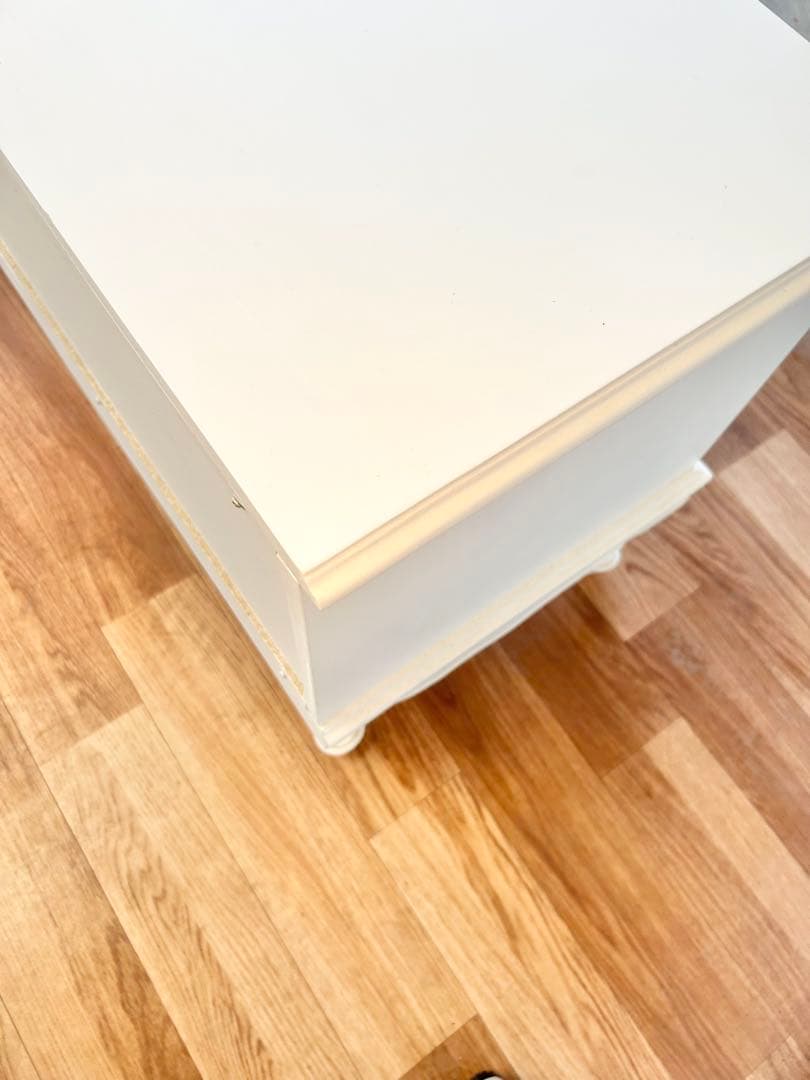 664 プリンセスローズ様ホワイト 白　猫脚 150 イタリア　リビング　a