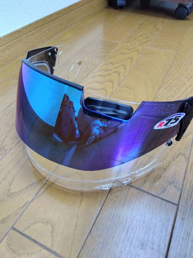 アライ　ヘルメット　VAS−V プロシェードシステム　ブルーサンバイザー美品