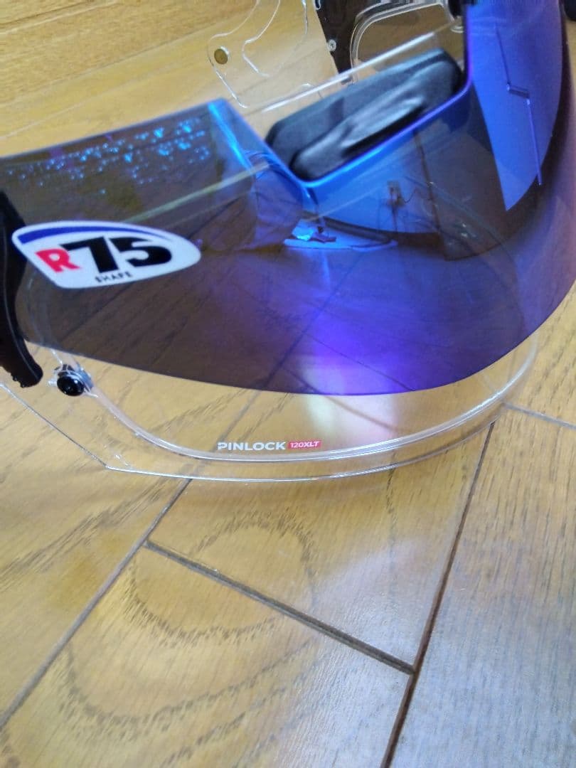 アライ　ヘルメット　VAS−V プロシェードシステム　ブルーサンバイザー美品