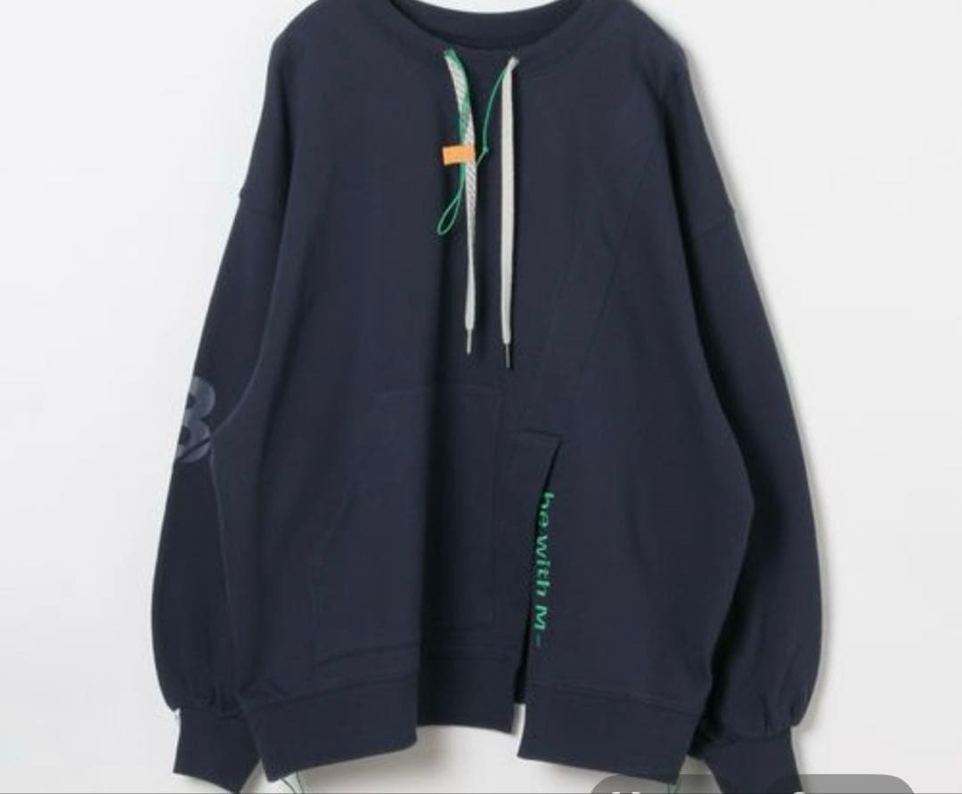 ニコアンド【be with M】 misayo2wayオシャプルオーバーネイビー