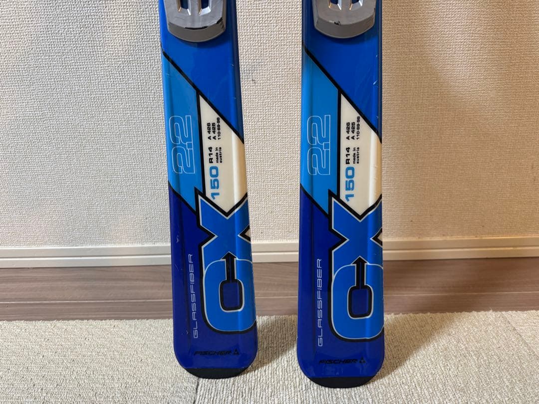 FISCHER CX 2.2 スキー板　150cm ストック付き