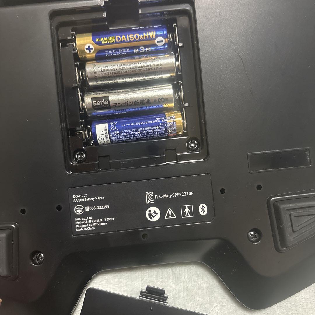 美品MTG SP-FF2310F シックスパッド フットフィット 本体のみ　黒