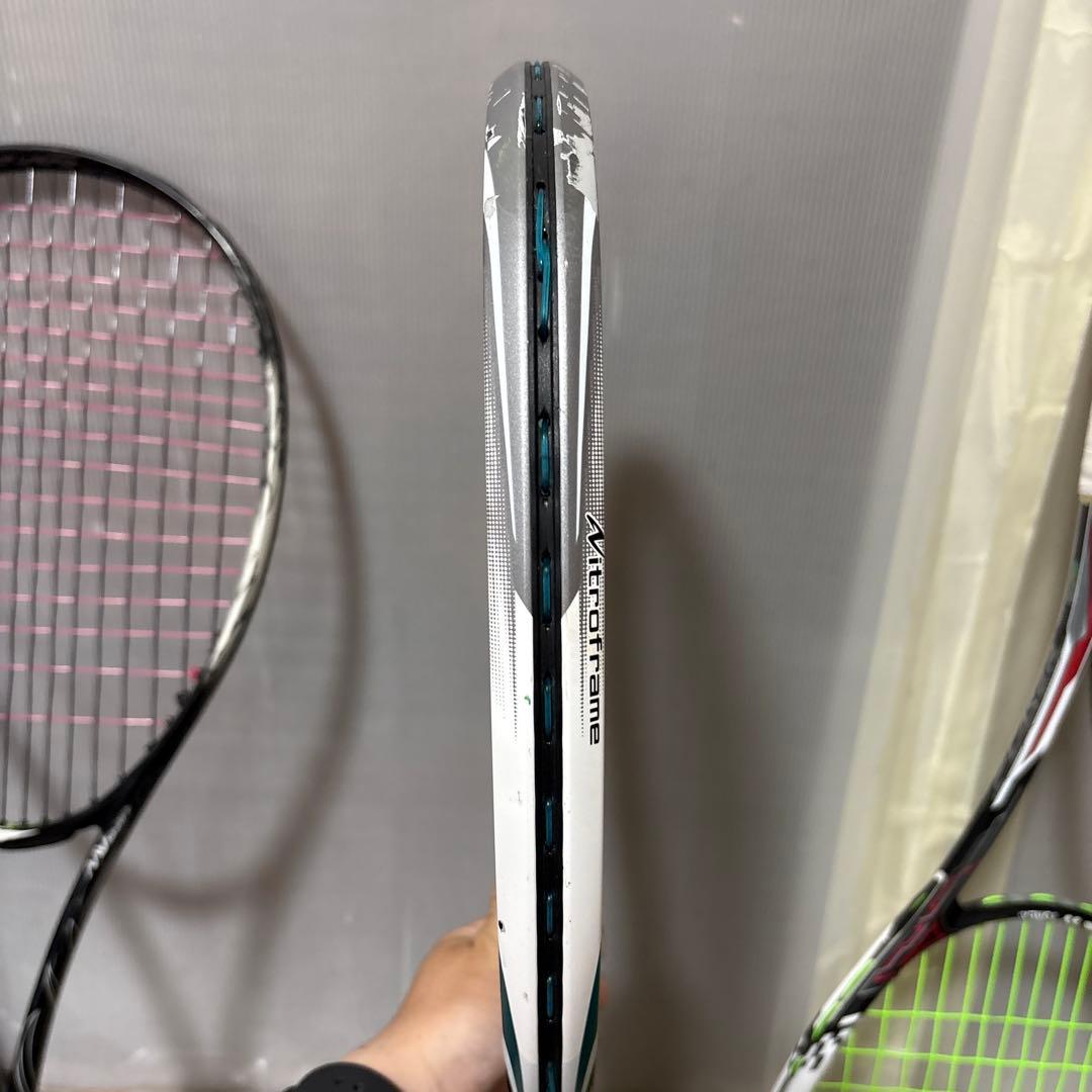 軟式テニスラケット 3本セット