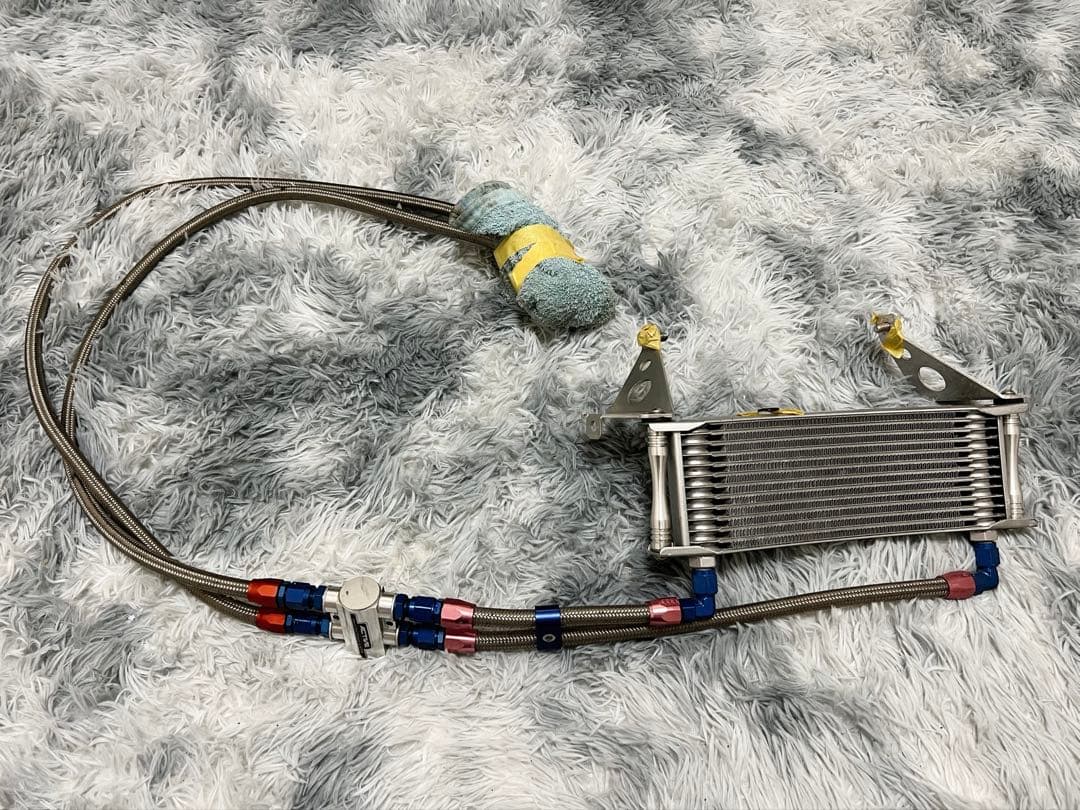 CBR400F Active オイルクーラー サイド廻し サーモスタット