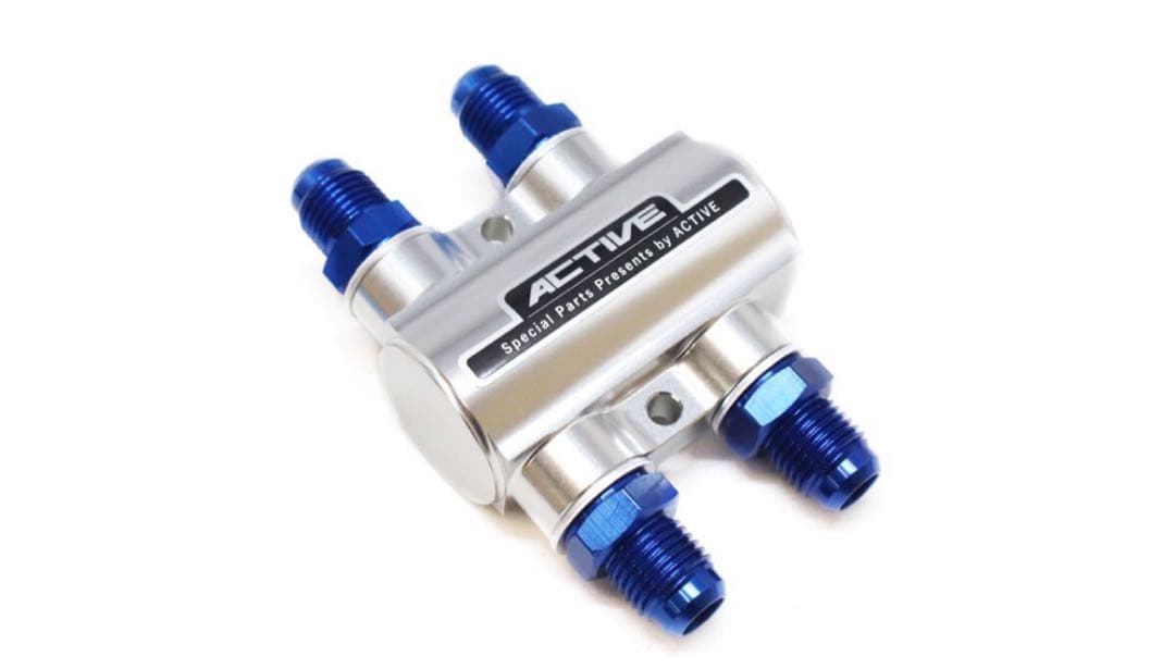 CBR400F Active オイルクーラー サイド廻し サーモスタット