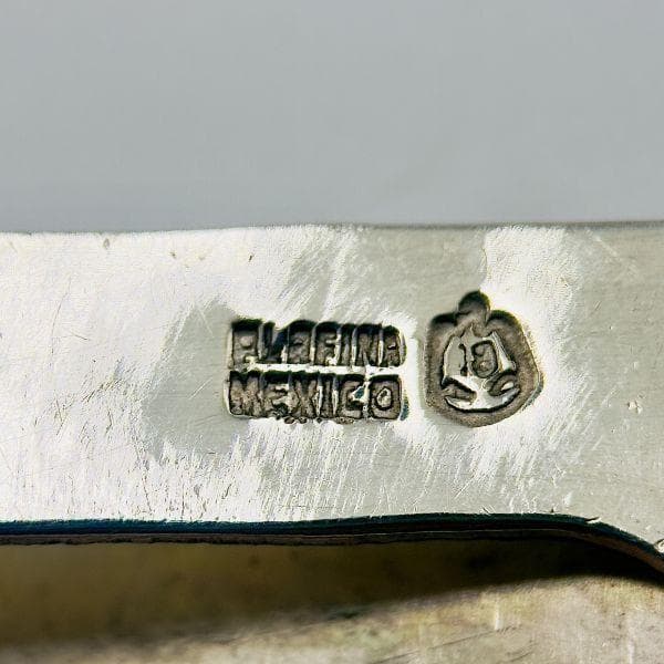 M1169 Mexico PLAFINA アステカ 鳥 マネークリップ